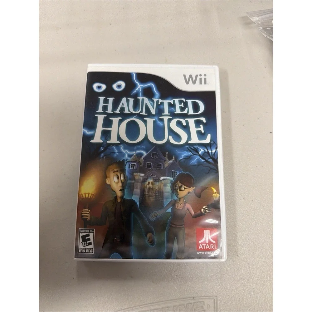 Atari Haunted House Nintendo Wii Manual Multiplayer NTSC-U/C E10+ 2010